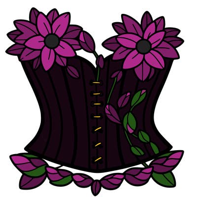 flower corset