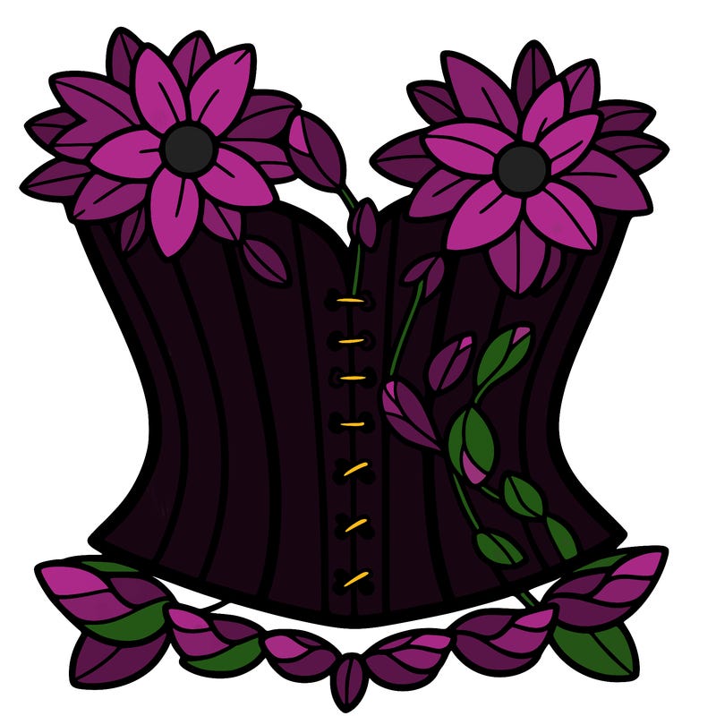 flower corset