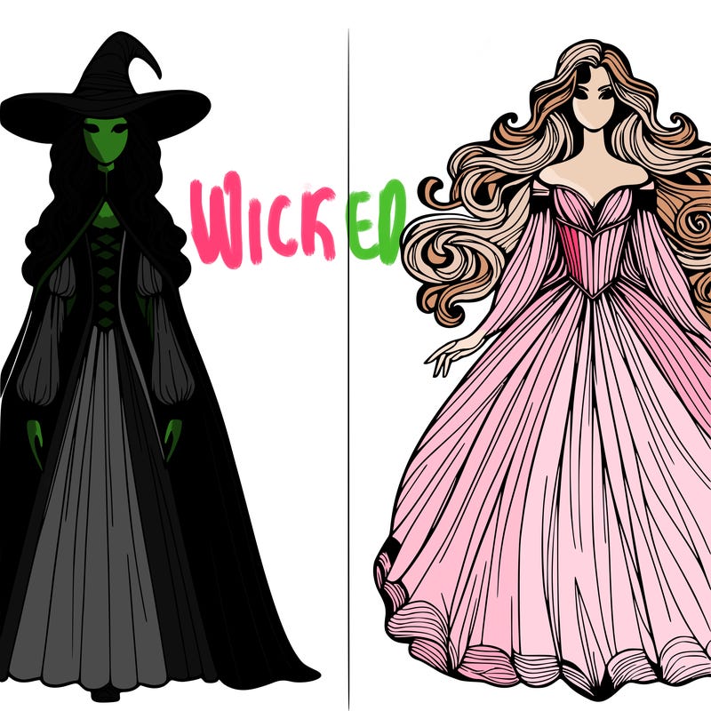 elphaba and glinda