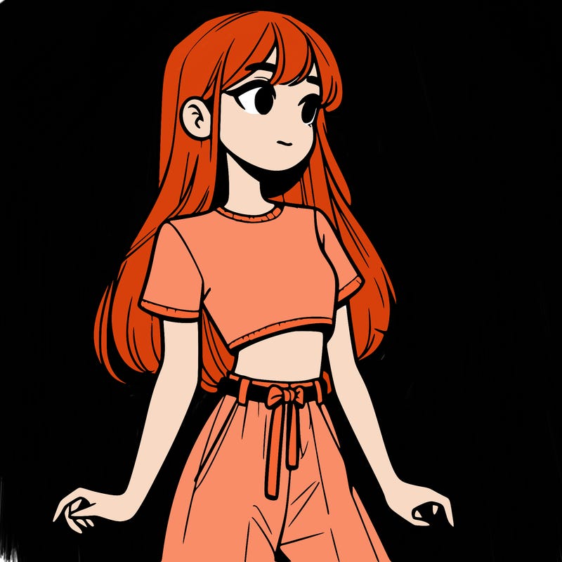 girl in a cute crop top