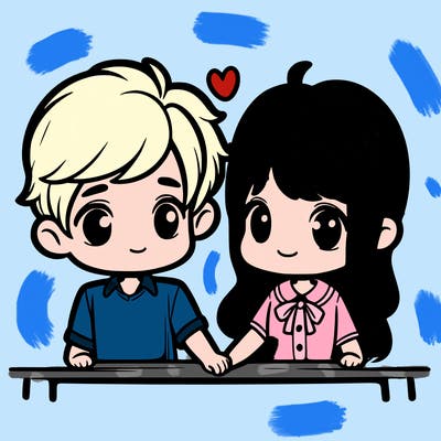 realistic girl and boy dating