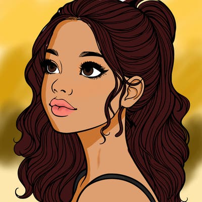 beautiful realistic girl