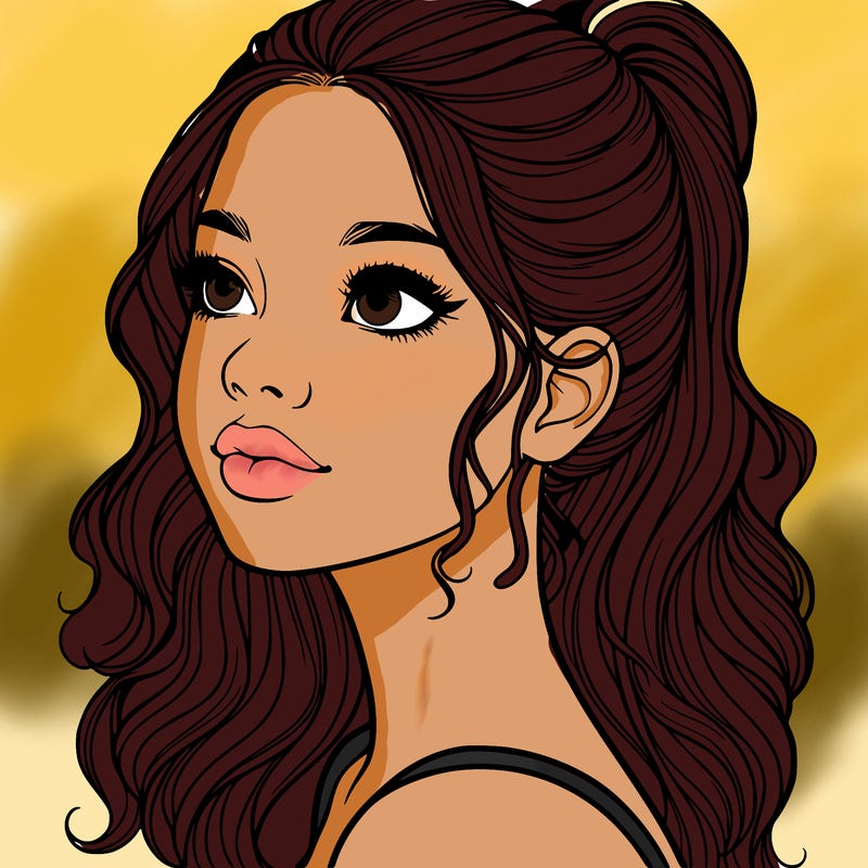 beautiful realistic girl