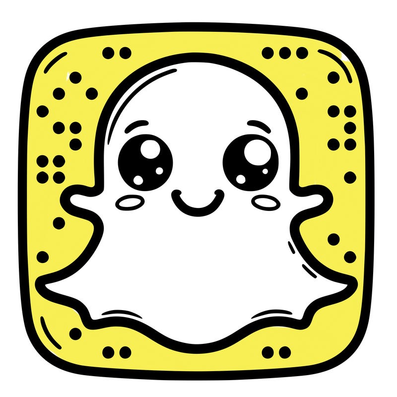 the real snapchat logo