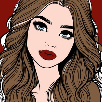 beautiful realistic girl