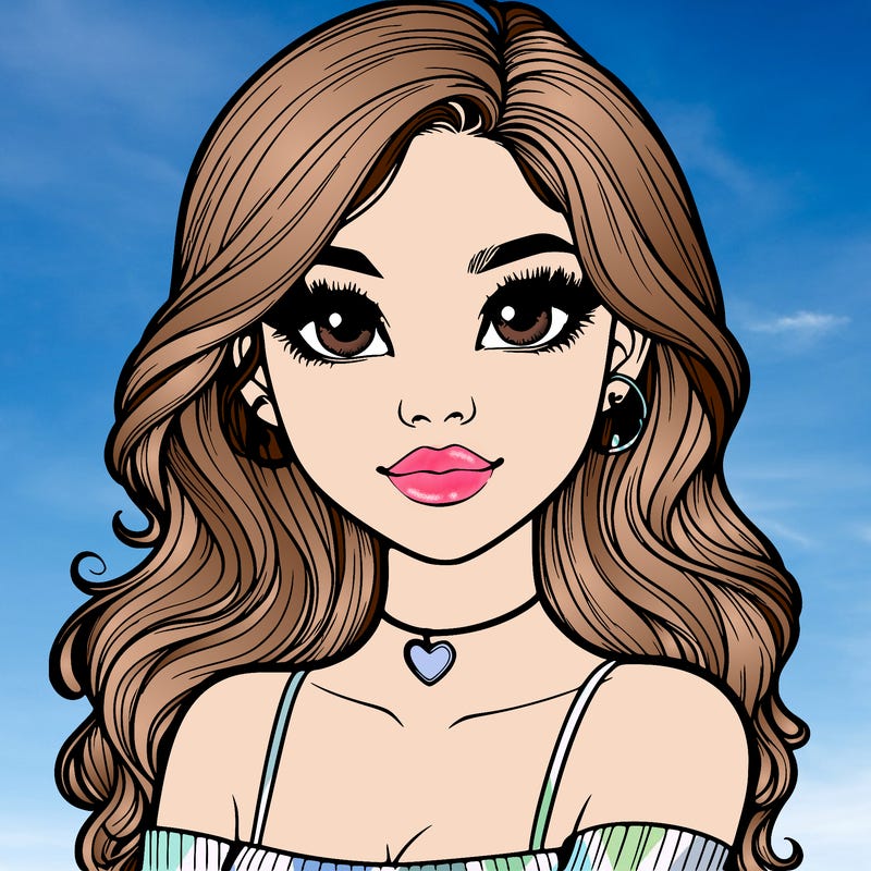 realistic pretty girl