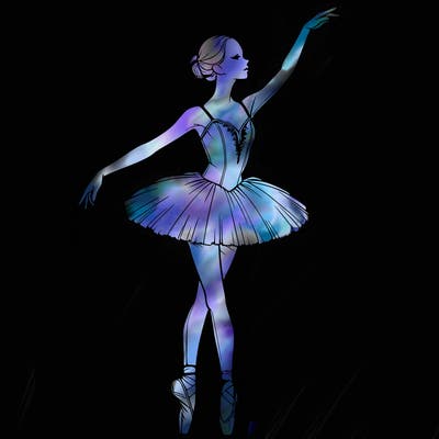 realistic ballerina
