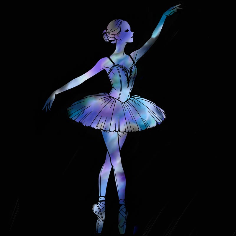 realistic ballerina