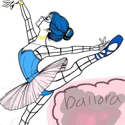 realistic ballerina