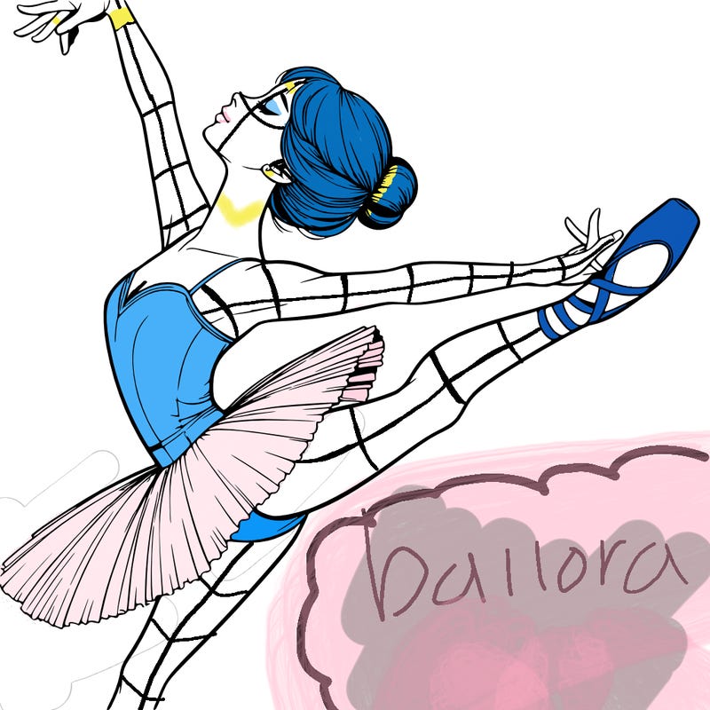 realistic ballerina
