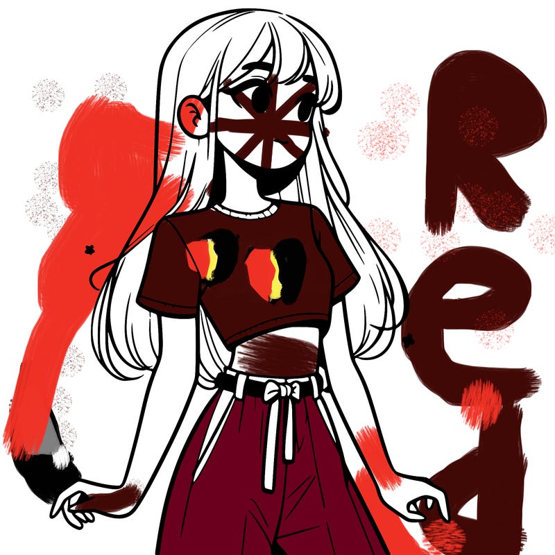 girl in a cute crop top