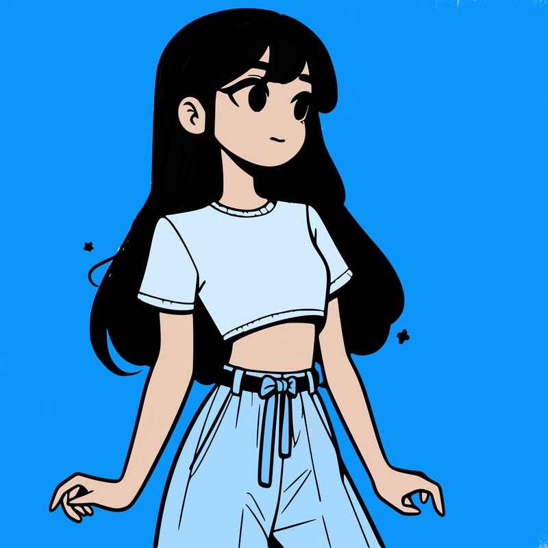 girl in a cute crop top