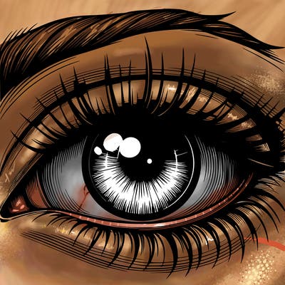 realistic eye