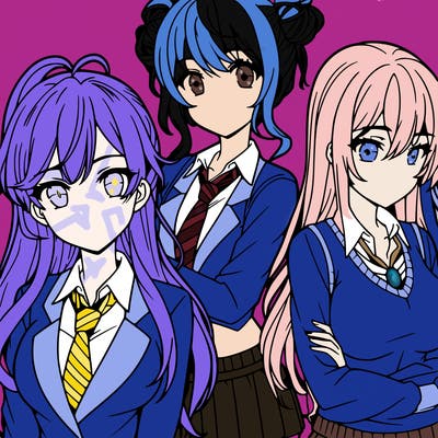 anime girls teenagers