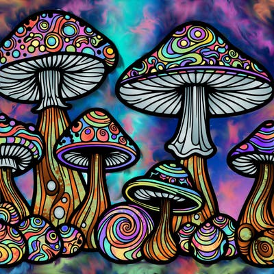 trippy mushrooms