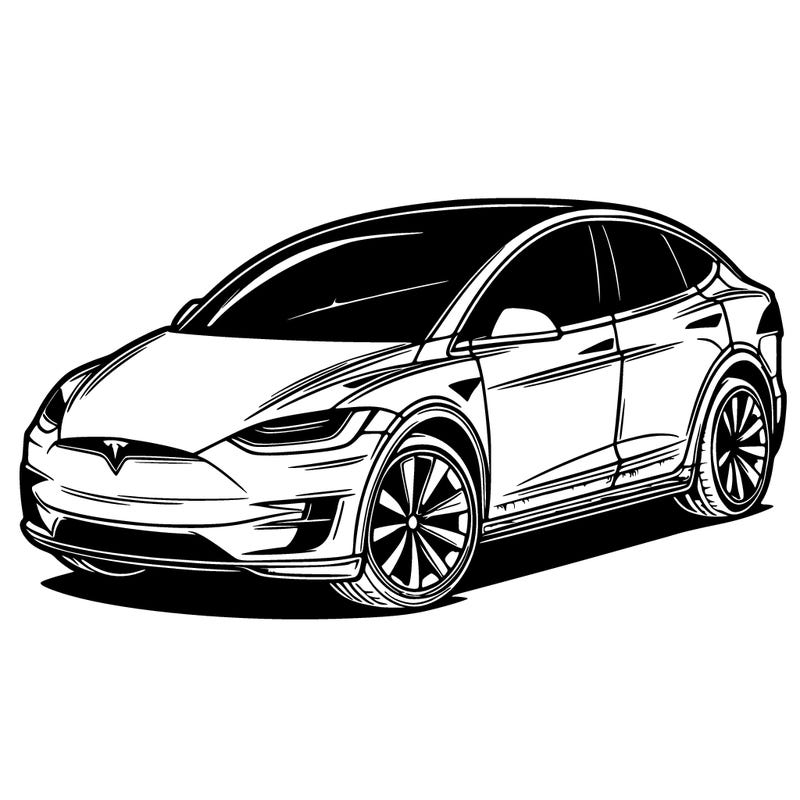 one tesla model x