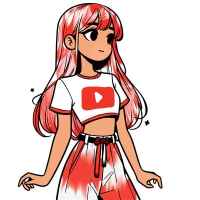 girl in a cute crop top