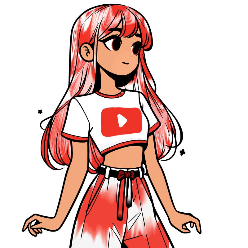 girl in a cute crop top