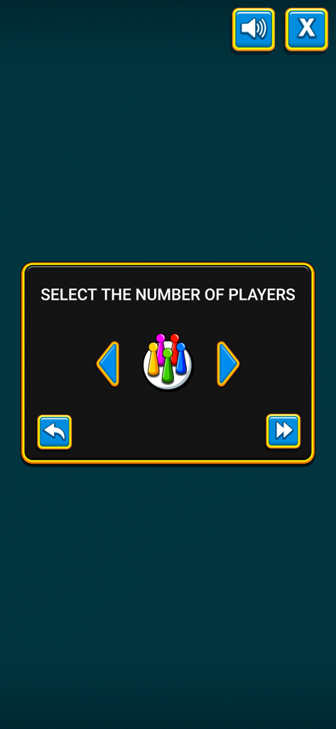 Hotel Manager Multiplayer - Menú de selección de jugadores para Hotel Manager Multiplayer que muestra coloridas fichas de juego.