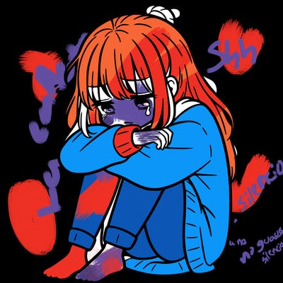 depressed girl