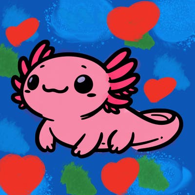 cute axolotl