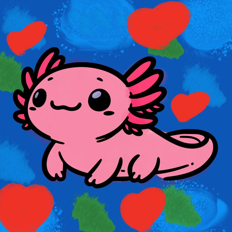 cute axolotl