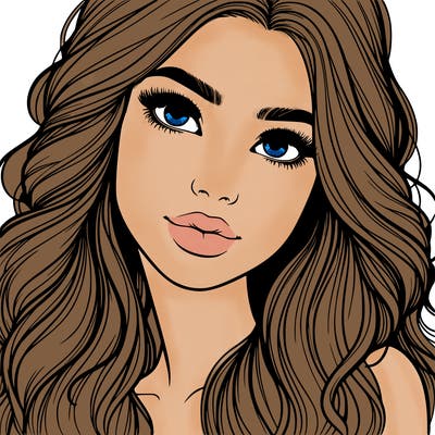 beautiful realistic girl