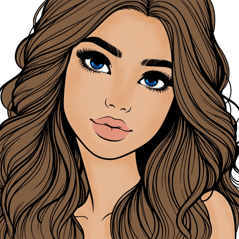 beautiful realistic girl