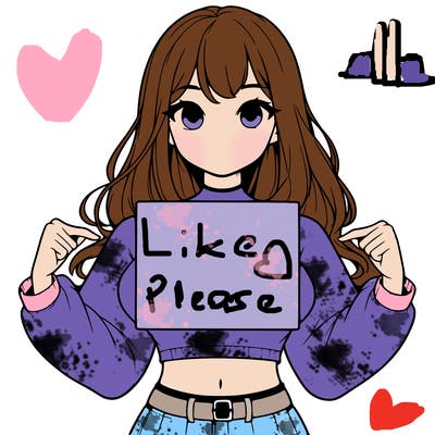 girl holding a blank sign in a long sleeve crop top