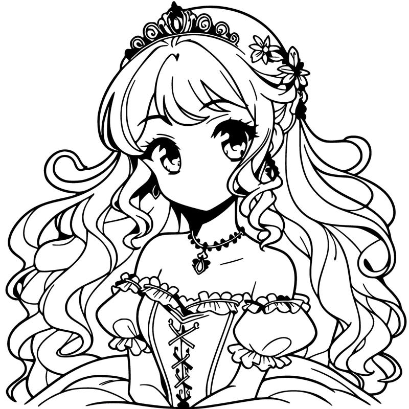 princess anime style