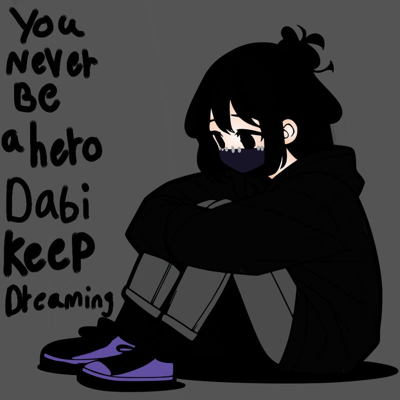 sad anime girl sitting alone