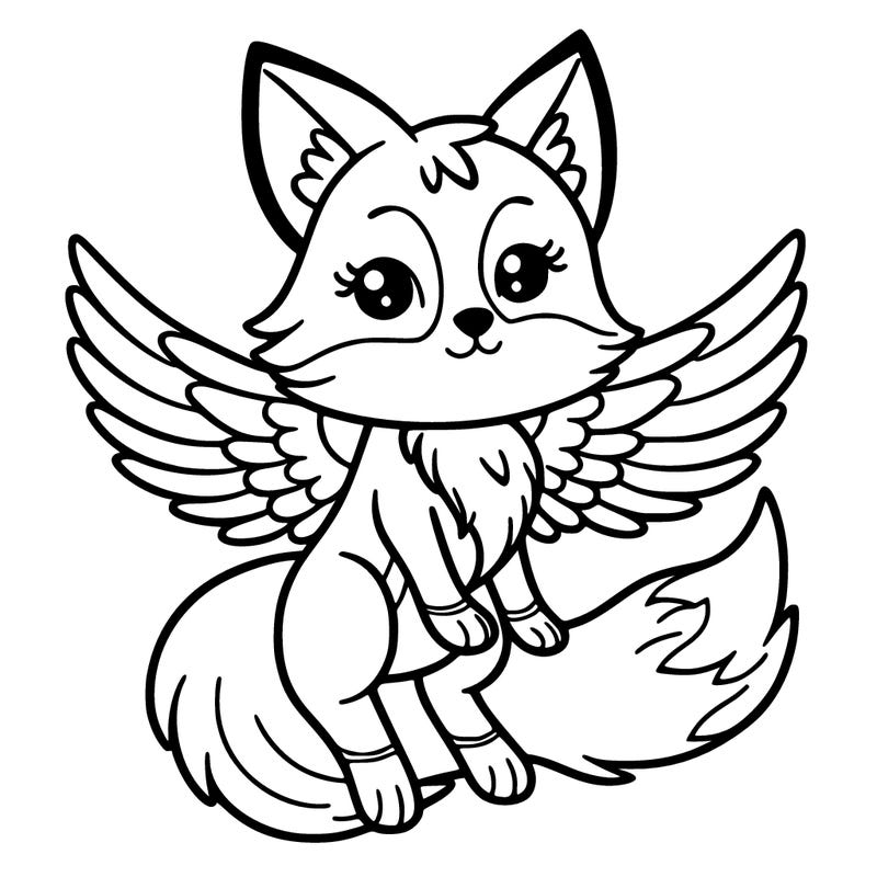 fox with wings