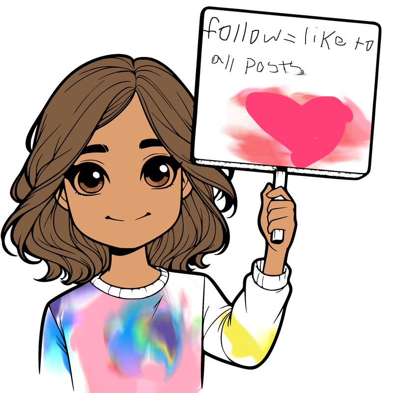 realistic girl holding up a sign