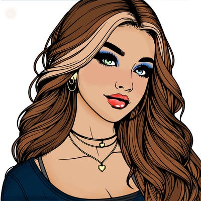 detailed realistic girl