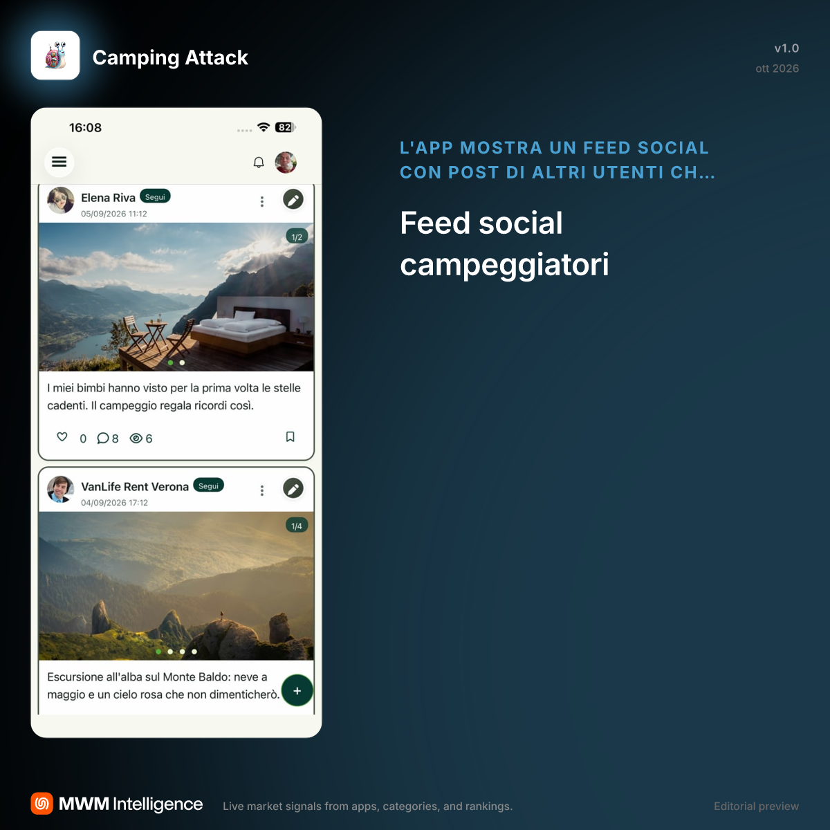 Camping Attack - App di Social network | MWM