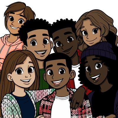 a mixed friend group