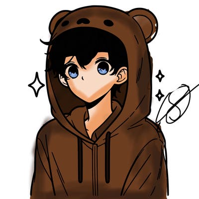 a 17 year old boy in a cute animal hoodie