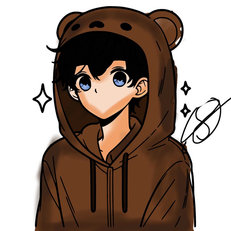 a 17 year old boy in a cute animal hoodie