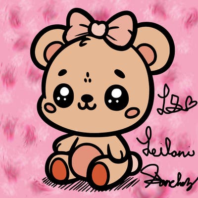 a cute little teddy