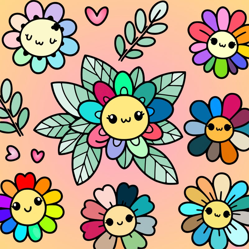 cute flower patterns