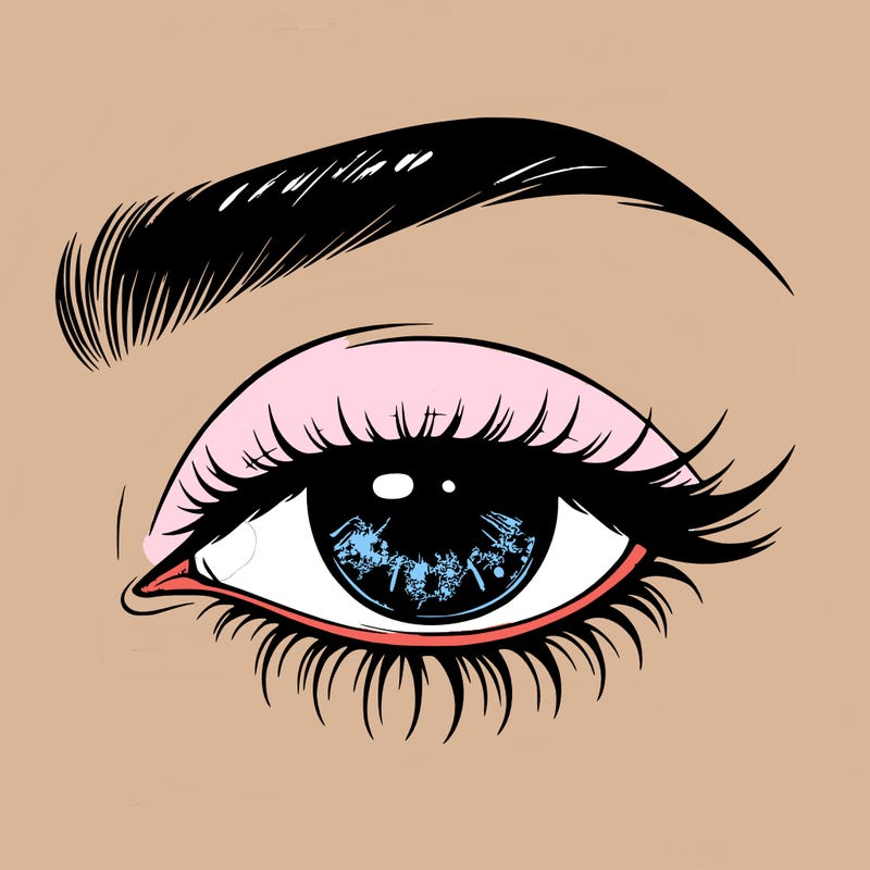 eye closed realistic