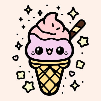 cute ice cream