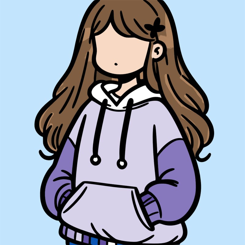 girl in sweatshirt