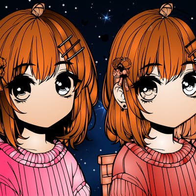 cute realistic manga girl