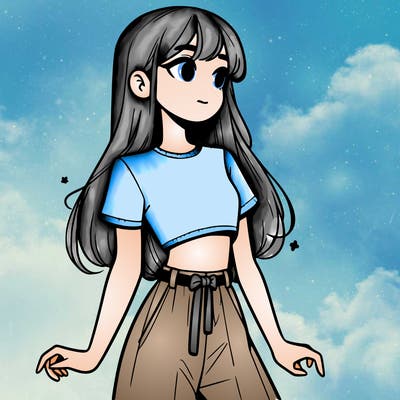 girl in a cute crop top