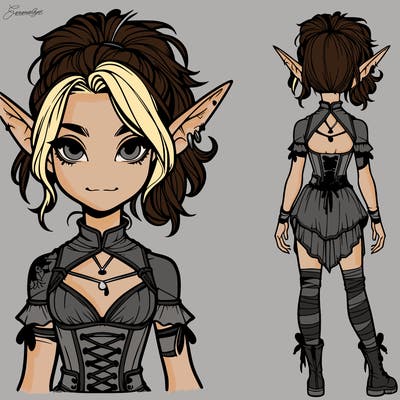 realistic dangerous fae girl