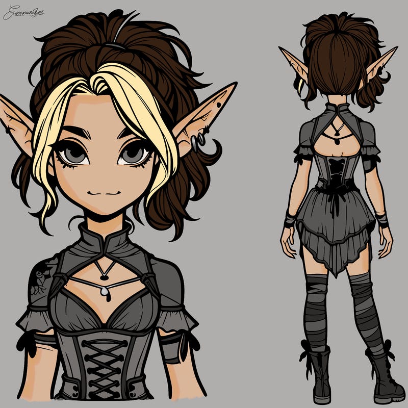 realistic dangerous fae girl