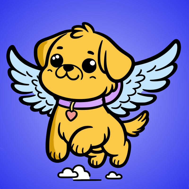 dog with wings