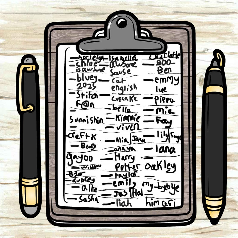 blank clip board with pen