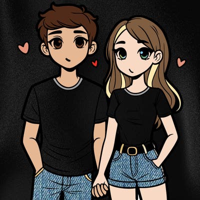 boyfriend and girlfriend